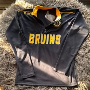 NFL Women's Bruins Black and Gold Top SZ LG